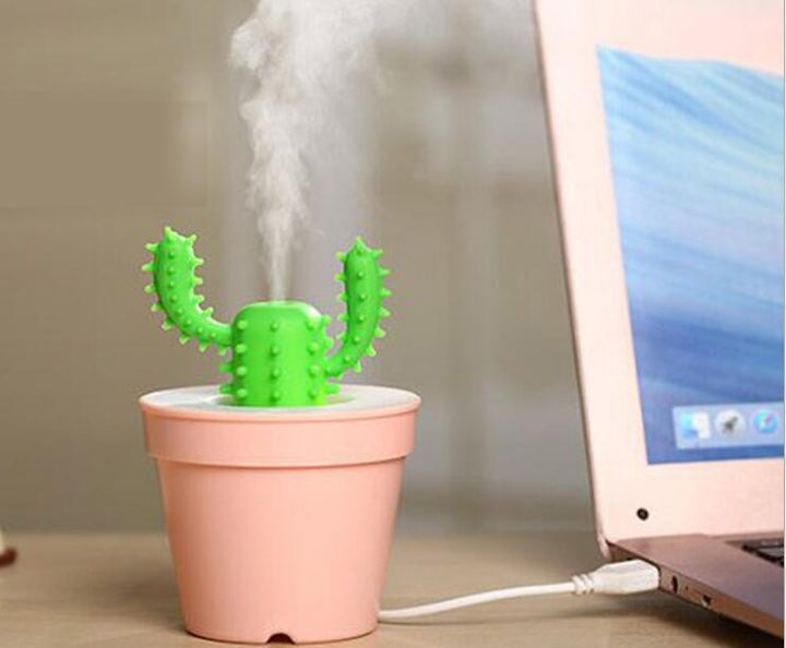 Enhance Your Space with the Mini Cactus Humidifier
