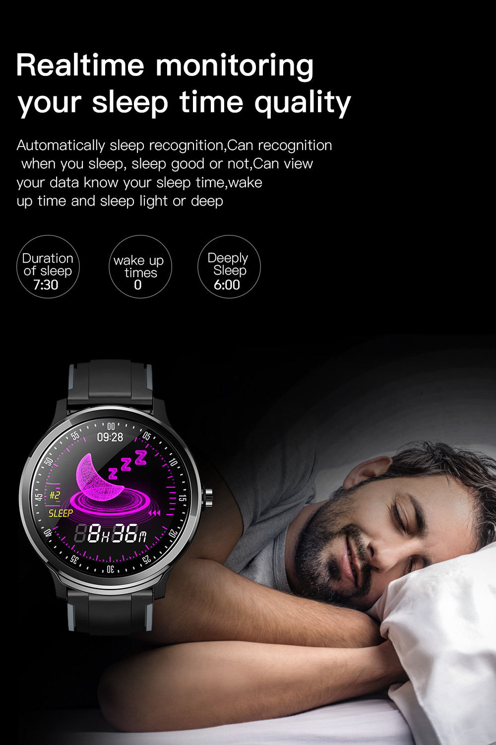 Smart watch SN80 fashion watch fitness tracker