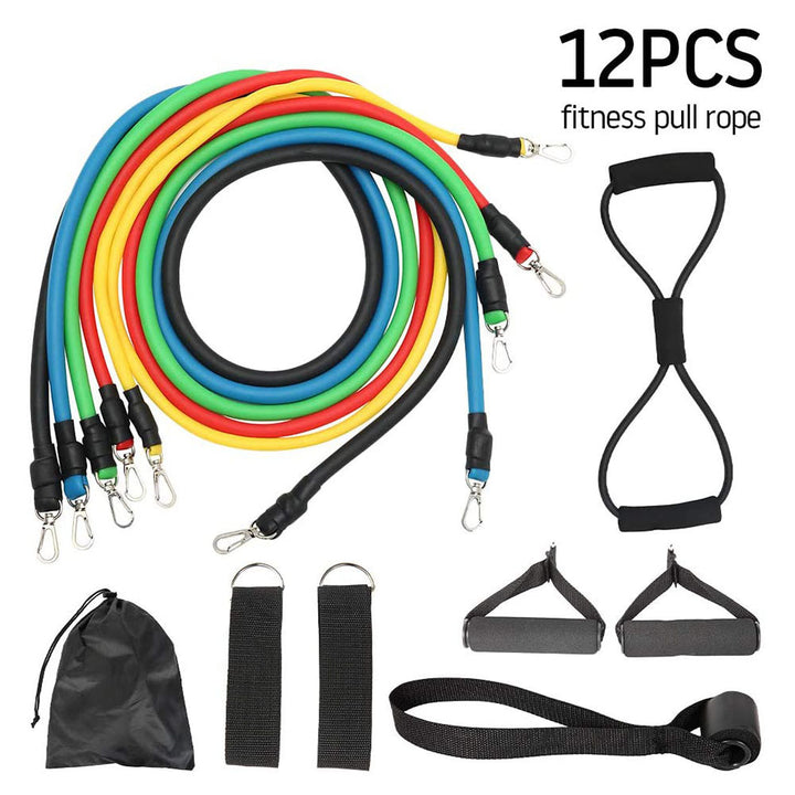 11 Piece Latex Rally Resistance Bands