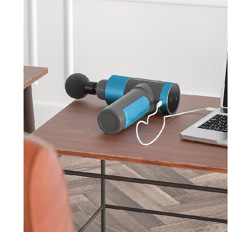 Soothing neck membrane vibration massage gun