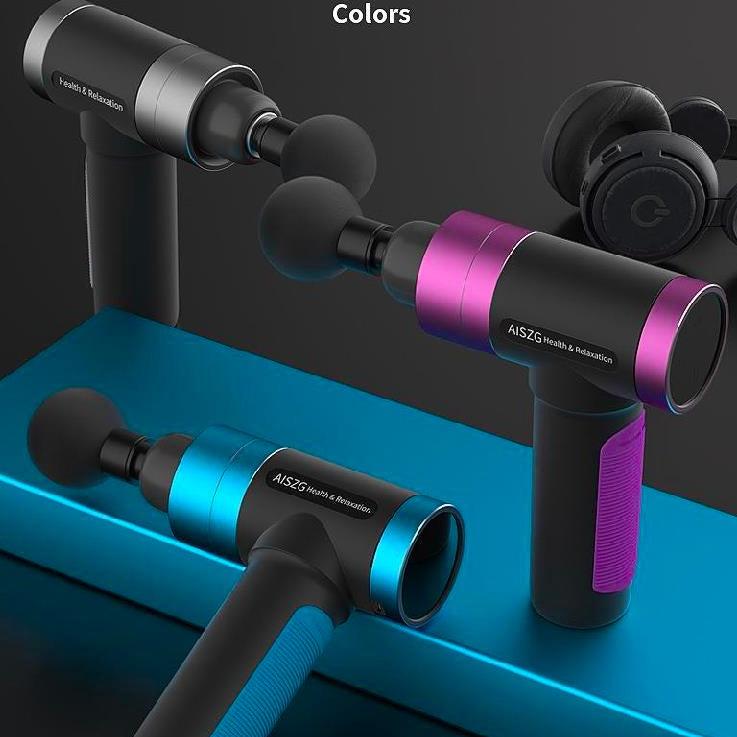 Soothing neck membrane vibration massage gun