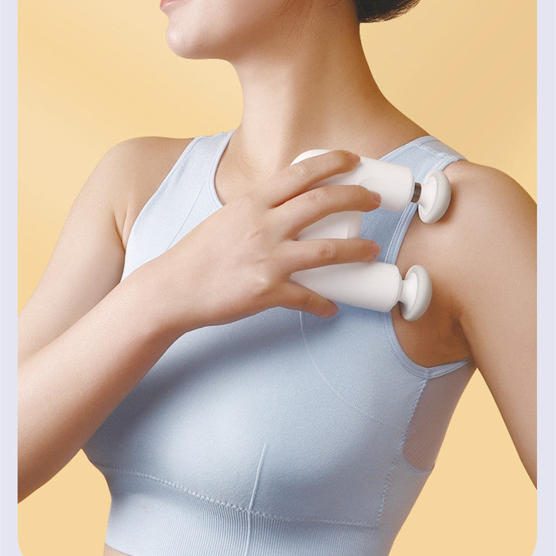 Mute Double-headed Massage Gun