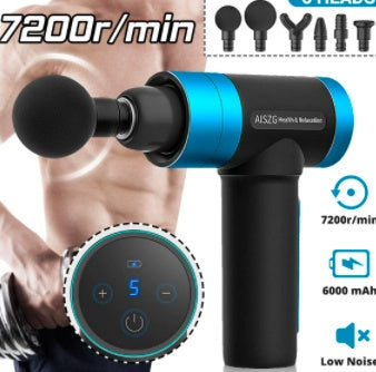 Soothing neck membrane vibration massage gun