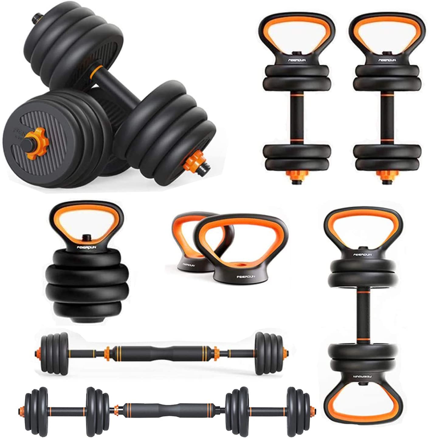 Multifunctional Combination Six In One Dumbbells