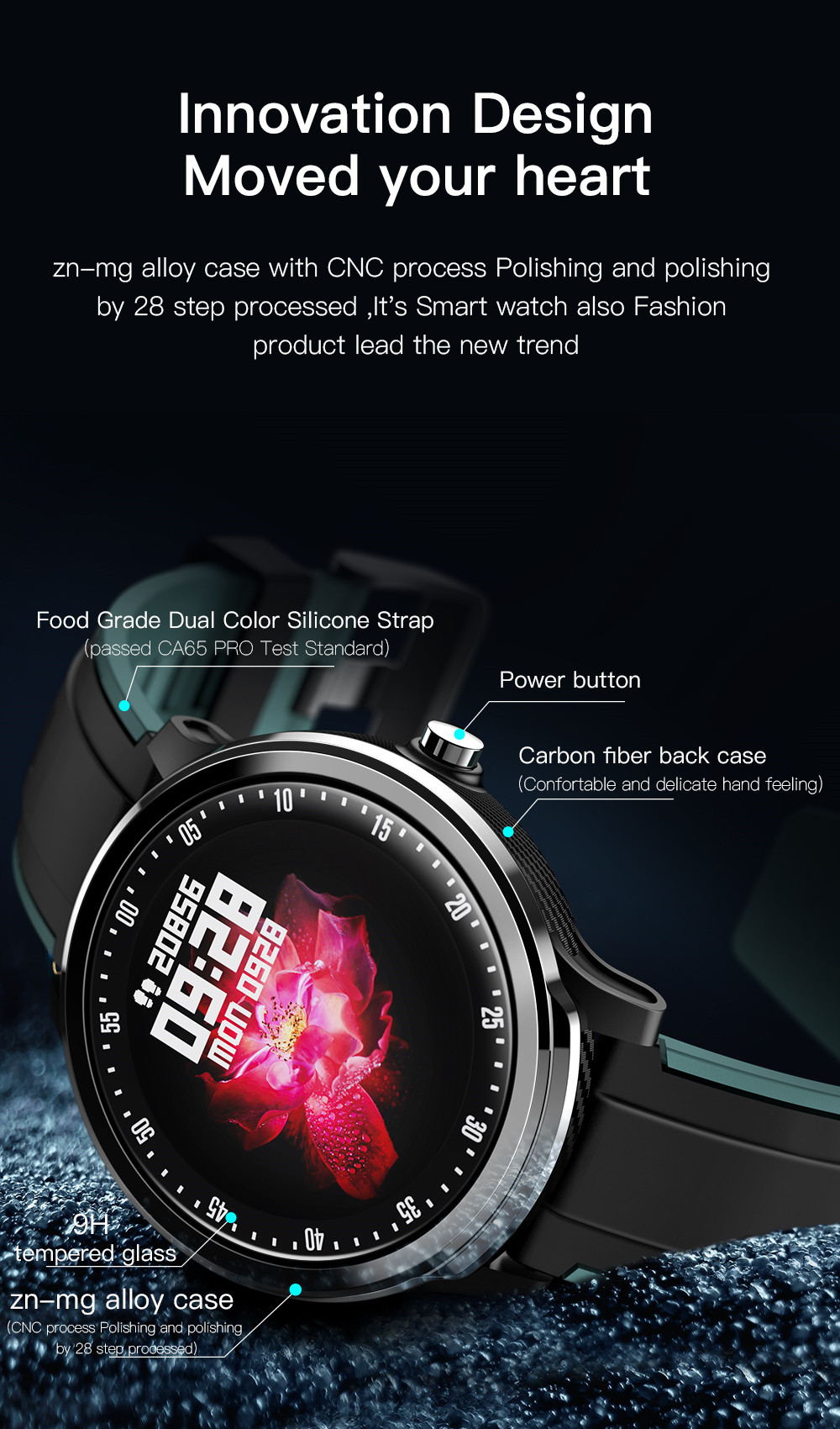 Smart watch SN80 fashion watch fitness tracker