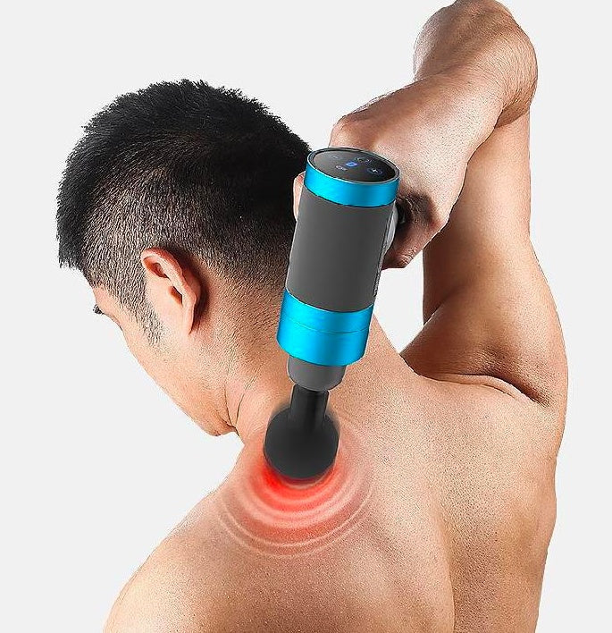 Soothing neck membrane vibration massage gun