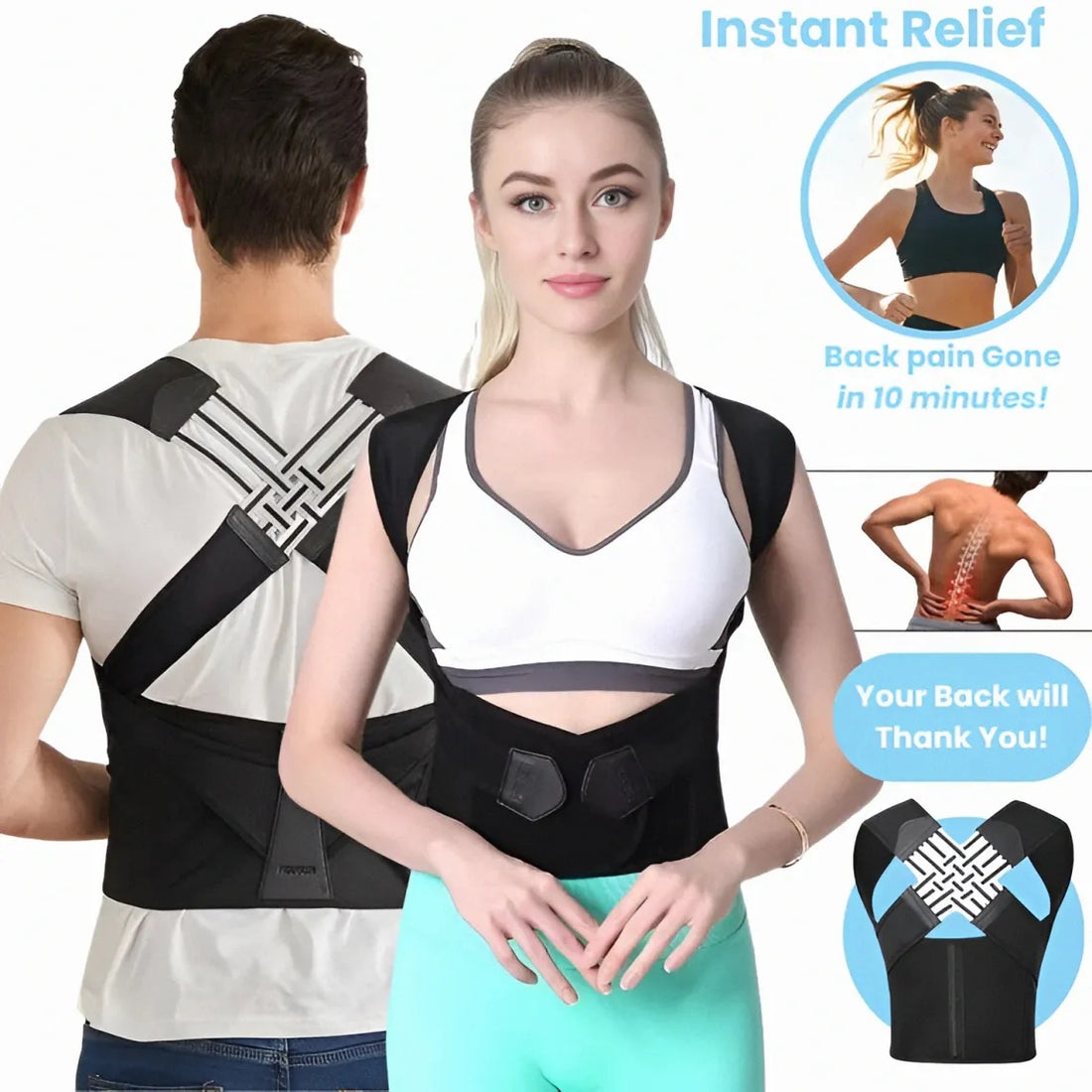Fix Posture & Relieve Pain Naturally Support