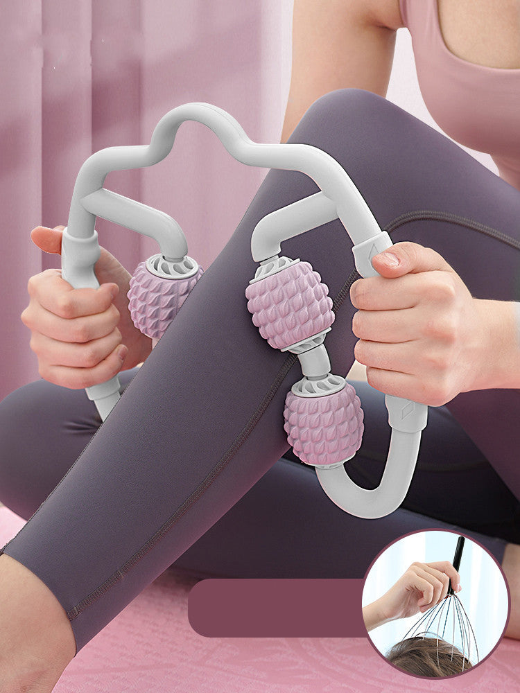 Apple-shaped Ring Multi-function Roller Foam Shaft