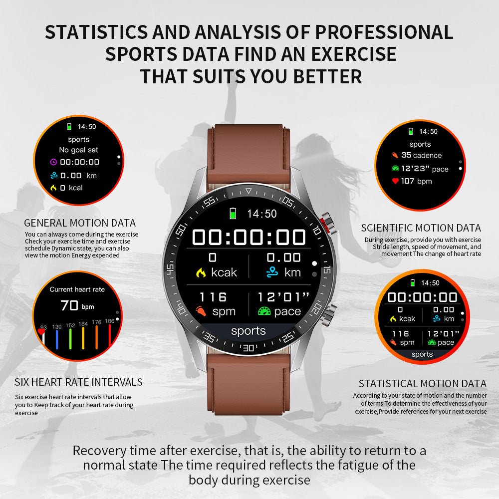 Health Monitoring Bluetooth Watch