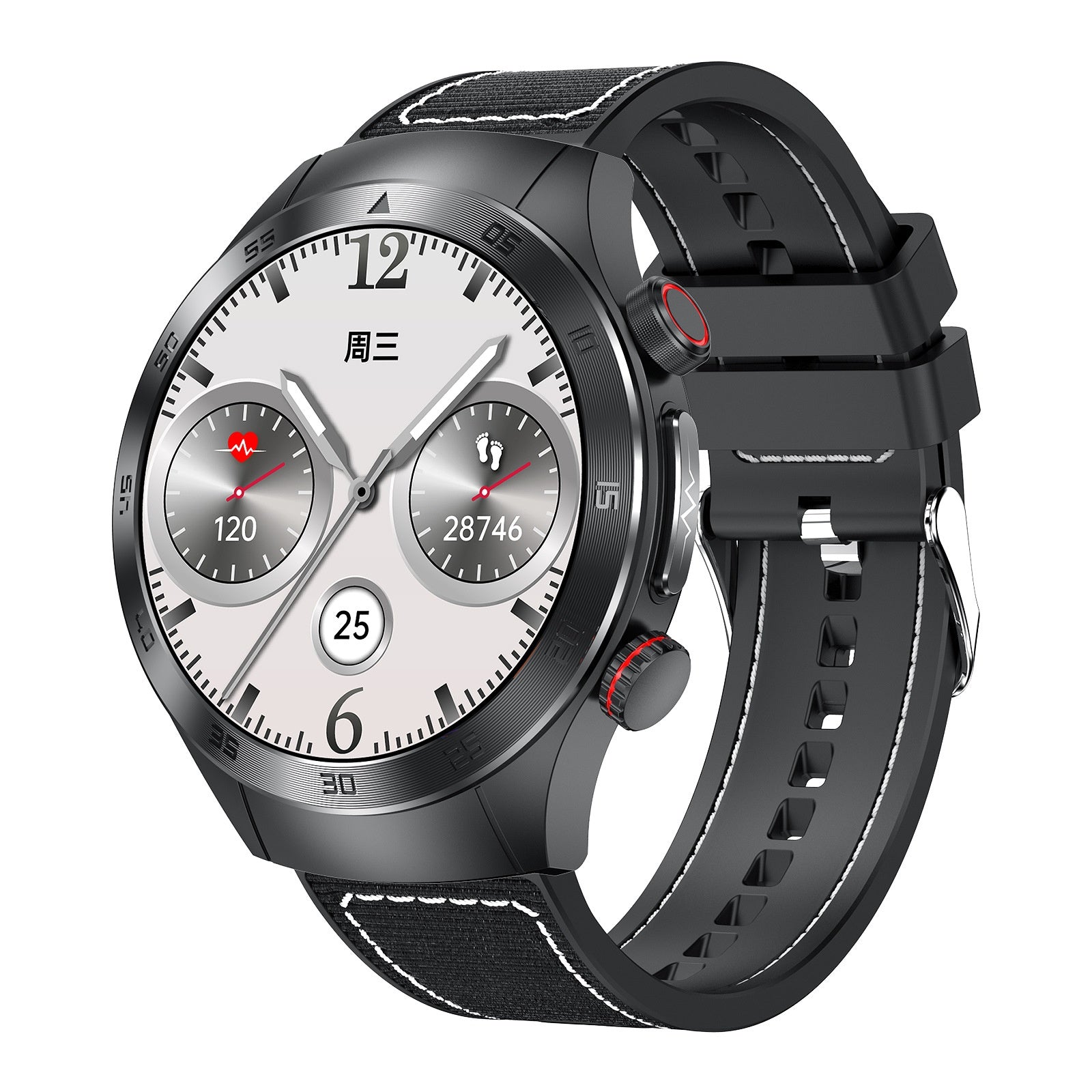 Laser ECG Blood Pressure Health Monitoring Watch