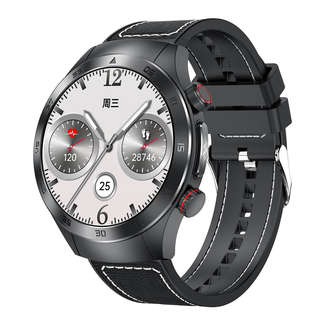 Laser ECG Blood Pressure Health Monitoring Watch